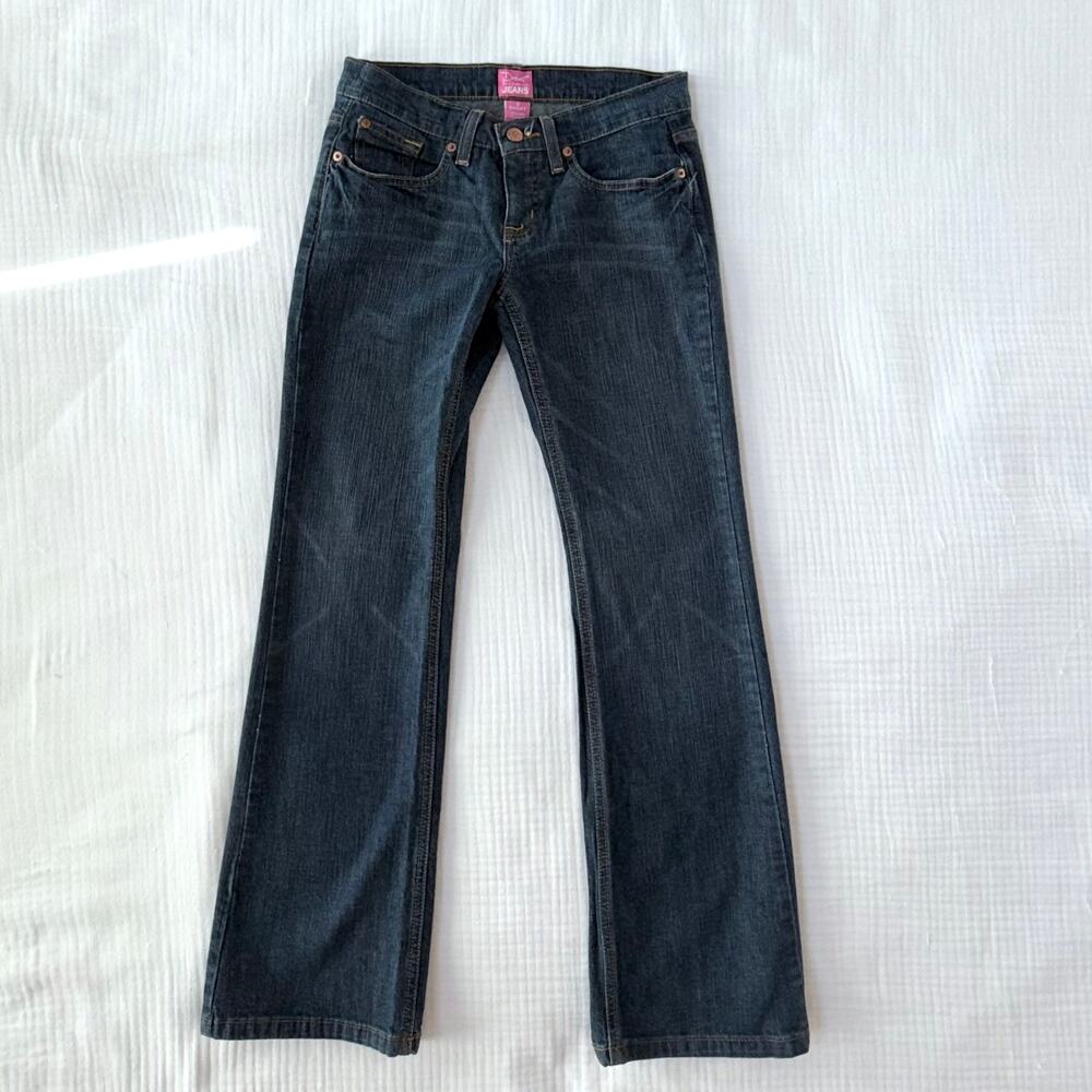 The Limited Drew Fit Bootcut Jeans - Size 0 Short - Dark‎ Indigo Stretch Denim